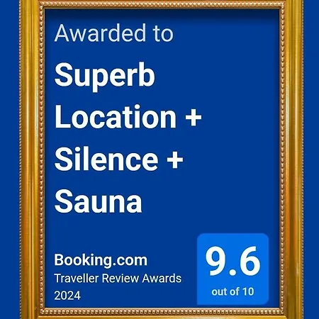 Superb Location + Silence + Sauna